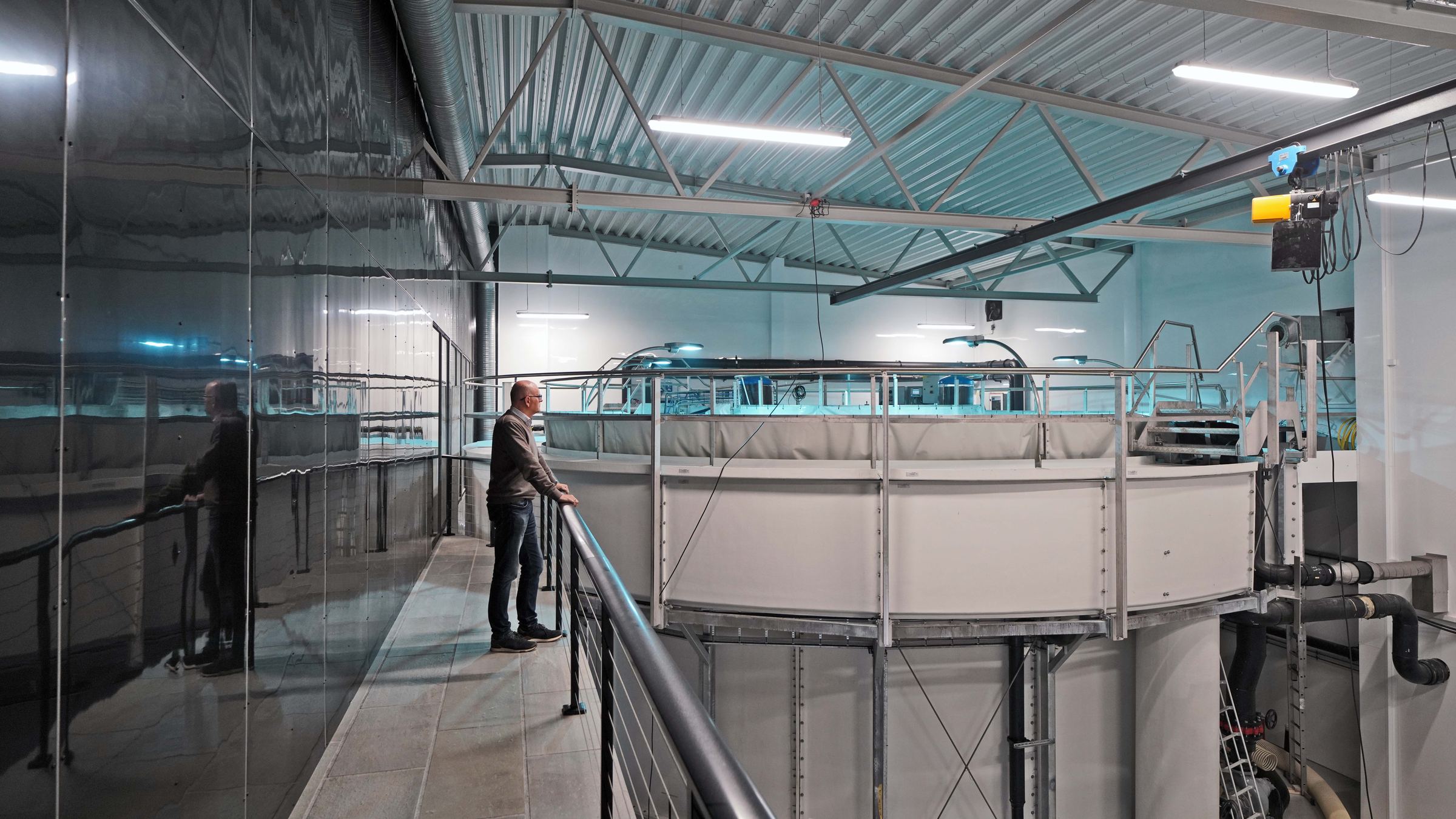 The pilot tank hall at Ontec Academy in Måløy